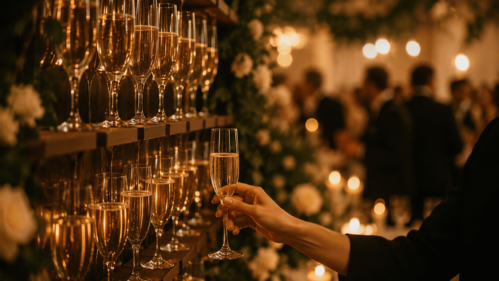 Champagne & Shot Walls