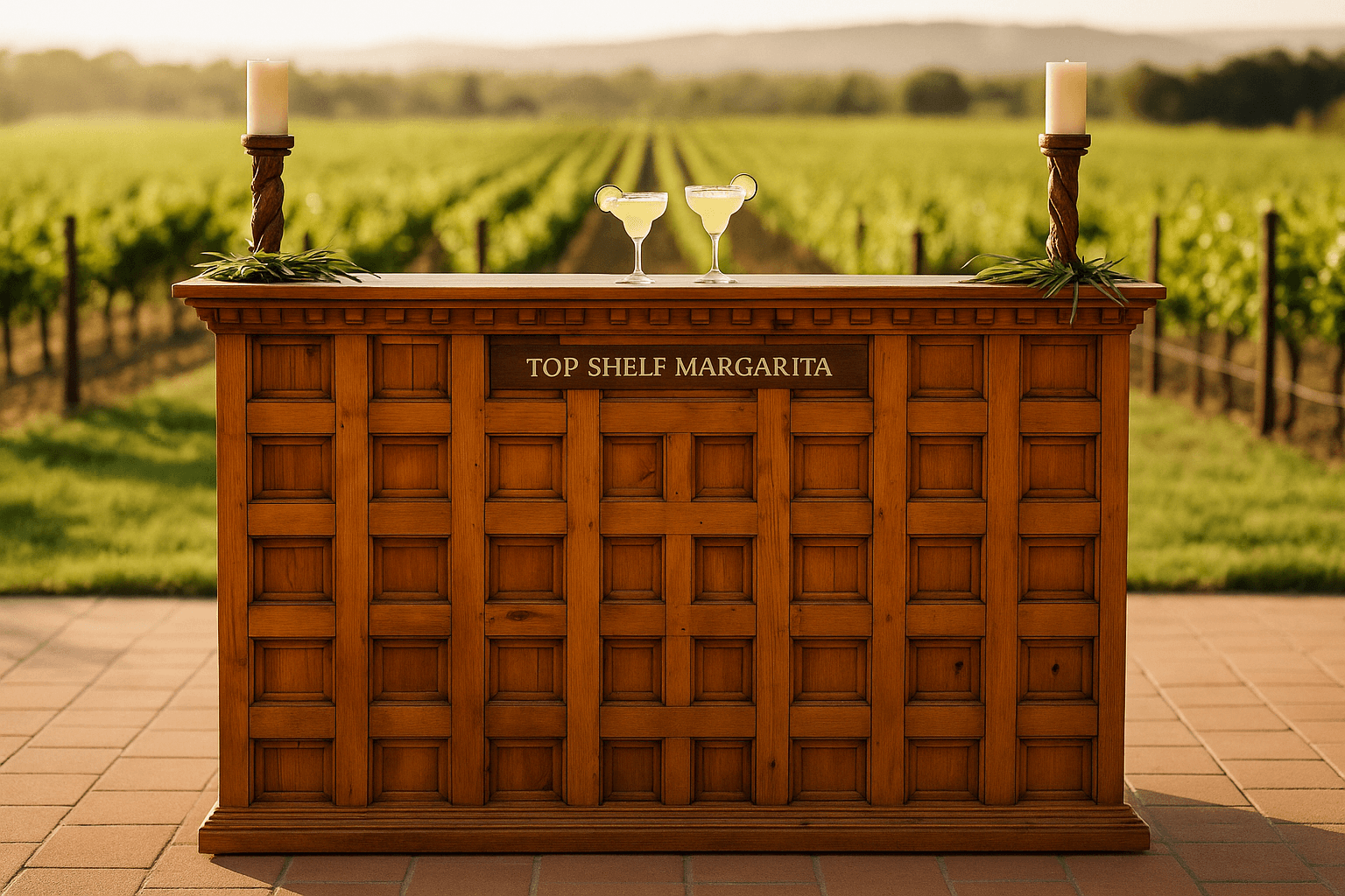 Top-shelf margarita bar